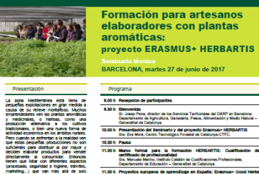 Seminário de Disseminação de resultados do HERBARTIS tem lugar em Barcelona a 27 de Junho